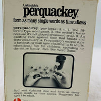 Perquackey Game - 1975 - Lakeside - Great Condition