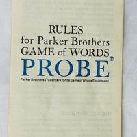 Probe Game of Words - 1964 - Parker Brothers - Great Condition