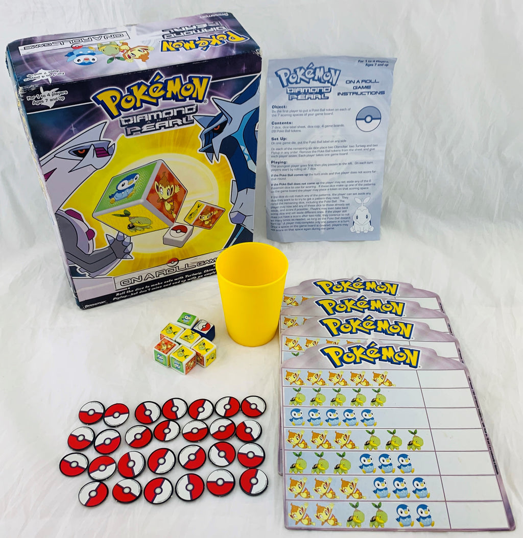 Pokemon on a Roll Game - 2007 - Pressman - Great Condition