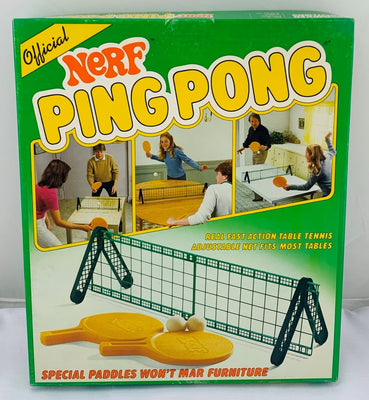 Nerf Ping Pong Set - 1982 - Parker Brothers - Great Condition