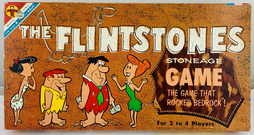 Flintstones Stoneage Game - 1961 - Transogram - Great Condition