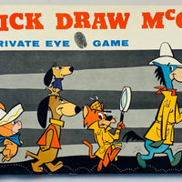 Quick Draw McGraw Private Eye Game - 1960 - Milton Bradley - Great Condition