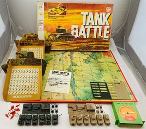 Tank Battle Game - 1975 - Milton Bradley - Very Good Condition