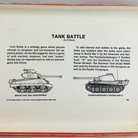Tank Battle Game - 1975 - Milton Bradley - Very Good Condition
