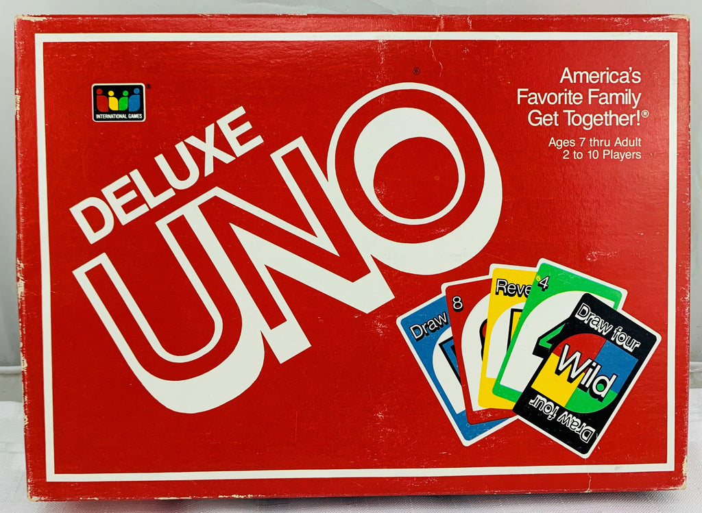Uno Deluxe Game - 1989 - Mattel - Great Condition