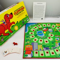 Adventures with Clifford, the Big Red Dog Game - 1992 - Harmony Toys - Good Condition