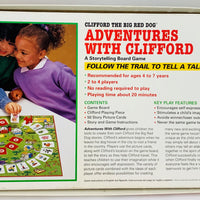 Adventures with Clifford, the Big Red Dog Game - 1992 - Harmony Toys - Good Condition