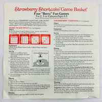 Strawberry Shortcake Game Basket - 1981 - Parker Brothers - Great Condition
