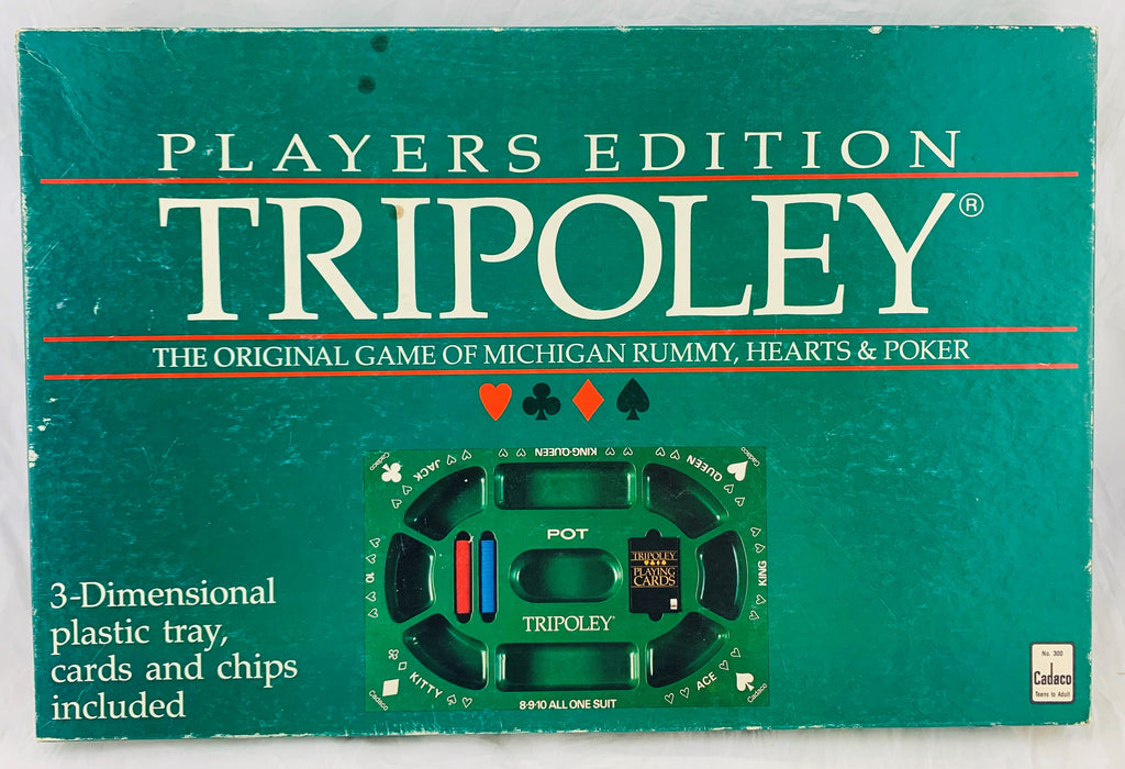 Tripoley Game - 1989 - Cadaco - Great Condition