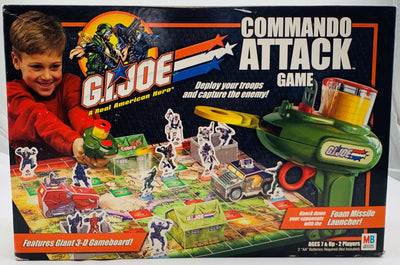 G.I. Joe Commando Attack Game - 2002 - Milton Bradley - Great Condition
