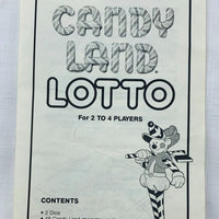 Candy Land Lotto Game - 1987 - Milton Bradley - Great Condition