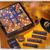 Scrabble Deluxe Collectors Edition 50th Anniversary - 1998 - Milton Bradley - Great Condition