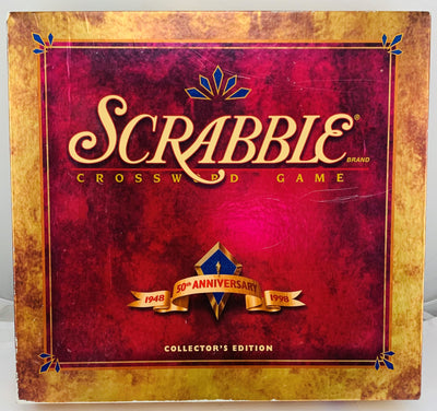 Scrabble Deluxe Collectors Edition 50th Anniversary - 1998 - Milton Bradley - Great Condition