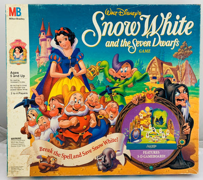 Snow White 3D Game - 1992 - Milton Bradley - Great Condition