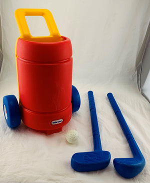 Little Tikes Golf Caddy and Golf Clubs -  Great Condition