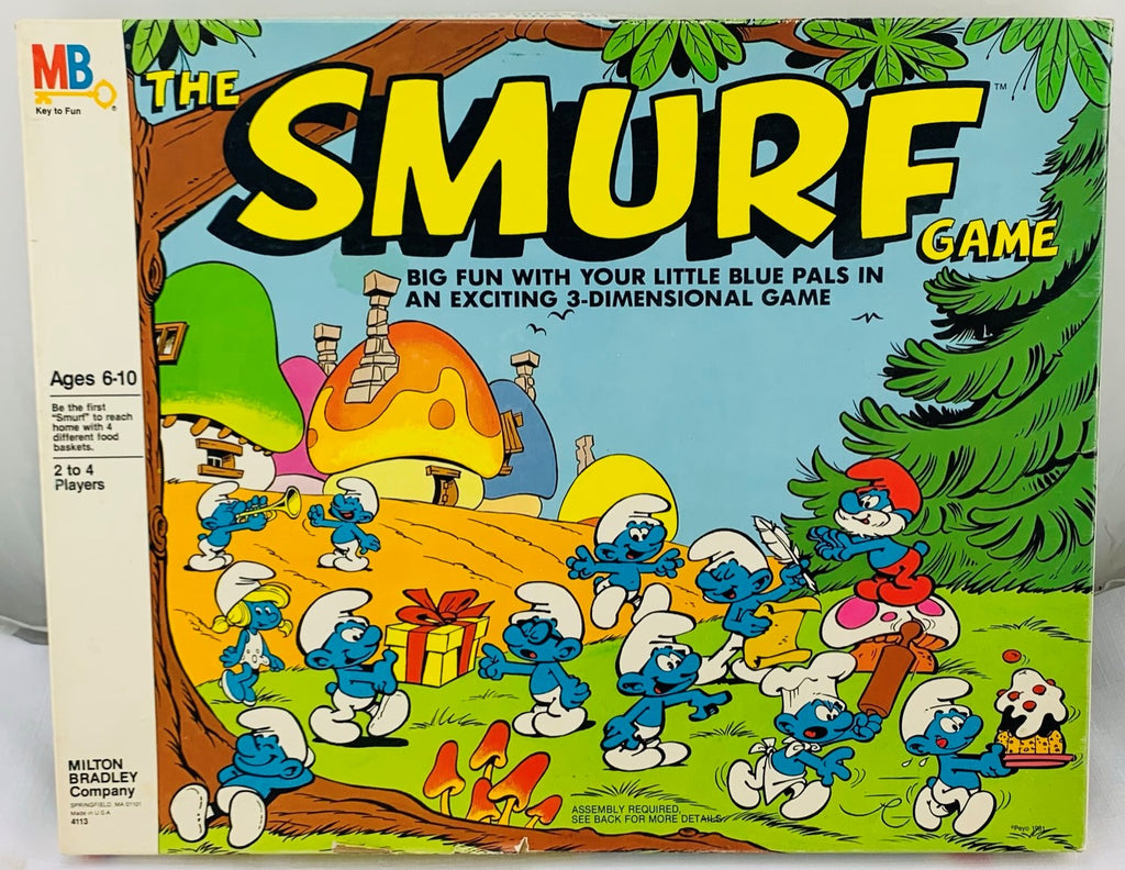 The Smurf Game - 1981 - Milton Bradley - Great Condition