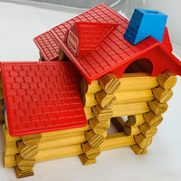Lincoln Logs House Set 985 - Playskool - Complete - Great Condition