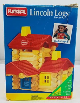 Lincoln Logs House Set 985 - Playskool - Complete - Great Condition