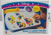 Mickey Mouse Music 'N Lights Parade Busy Box Crib Toy - 1992 - Mattel - Great Condition