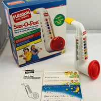 Sax-O-Fun Saxophone - Playskool - Working - Great Condition - 1986