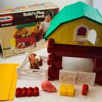 Build N Play Farm - 1980 - Little Tikes -  Great Condition