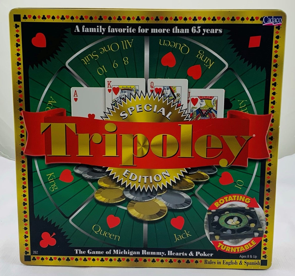 Tripoley Special Edition Collectors Tin Game 2000 Cadaco New Mandi s Attic Toys