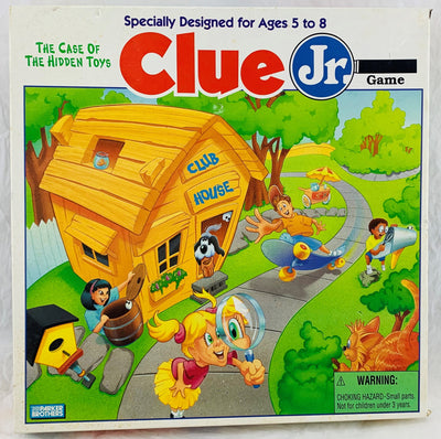 Clue Jr Case of The Hidden Toys - 1995 - Parker Brothers - Great Condition