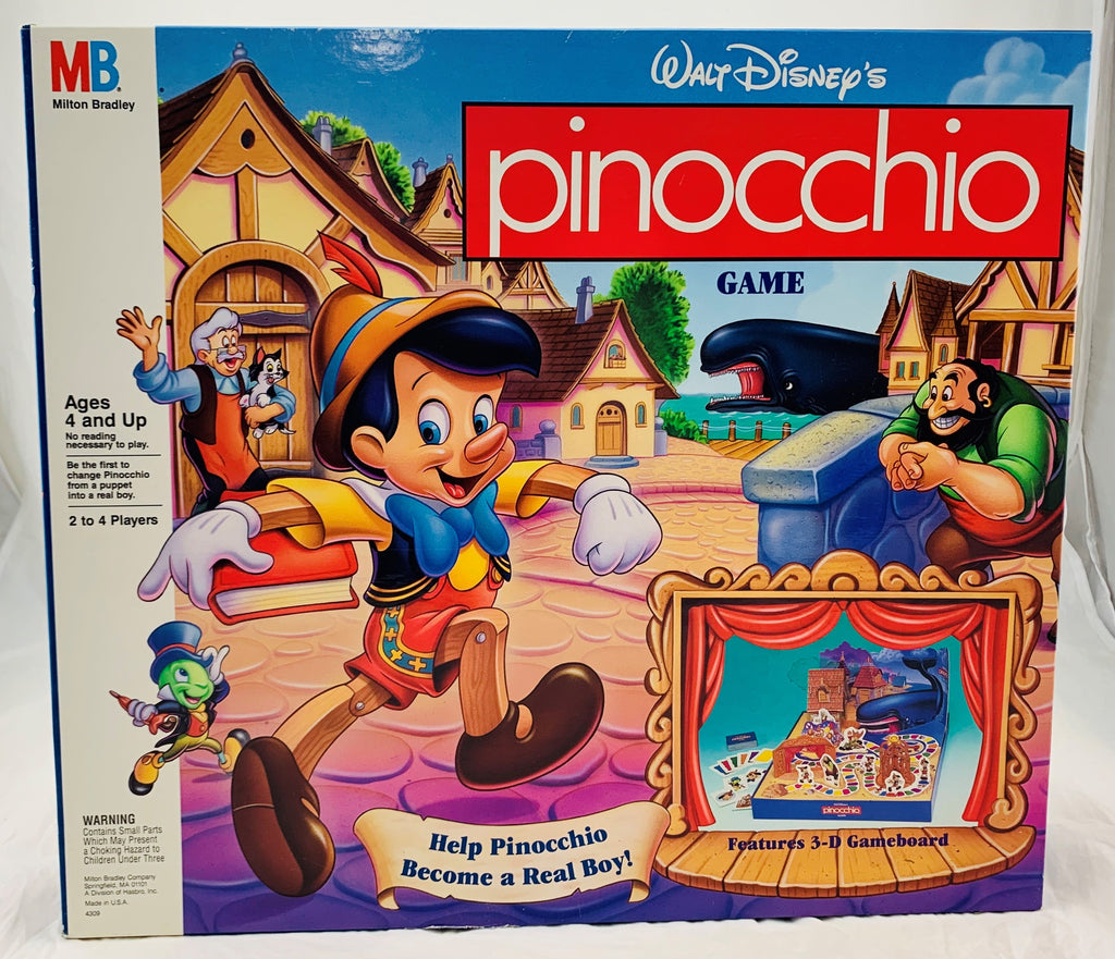 Pinocchio Game - 1992 - Milton Bradley - Great Condition
