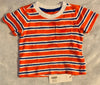 NWT New Janie and Jack 3-6 Months Blue & Orange Short Sleeve T-Shirt and Pants
