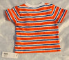 NWT New Janie and Jack 3-6 Months Blue & Orange Short Sleeve T-Shirt and Pants