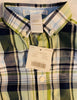 NWT New Janie and Jack 3-6 Months Green Blue Plaid Button Up Shirt Boys