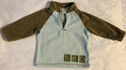 Janie and Jack 18-24 Months Brown & Blue Fleece Jacket