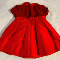 Janie and Jack 3-6 Months Red Bow Red Dress