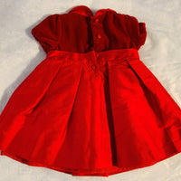 Janie and Jack 3-6 Months Red Bow Red Dress