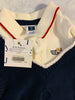 NWT New Janie and Jack 0-3 Months White Long Sleeve Polo with Vest