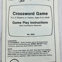 TV Scrabble Game - 1987 - Selchow & Righter - Great Condition