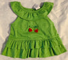 NWT New Gymboree 6-12 Months Green Strawberry Sleeveless Top