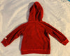 Janie and Jack 12-18 Months Red Bow Zipper Coat Hoodie