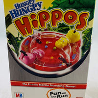 Hungry Hungry Hippos Travel Game - 2005 - Milton Bradley - Great Condition