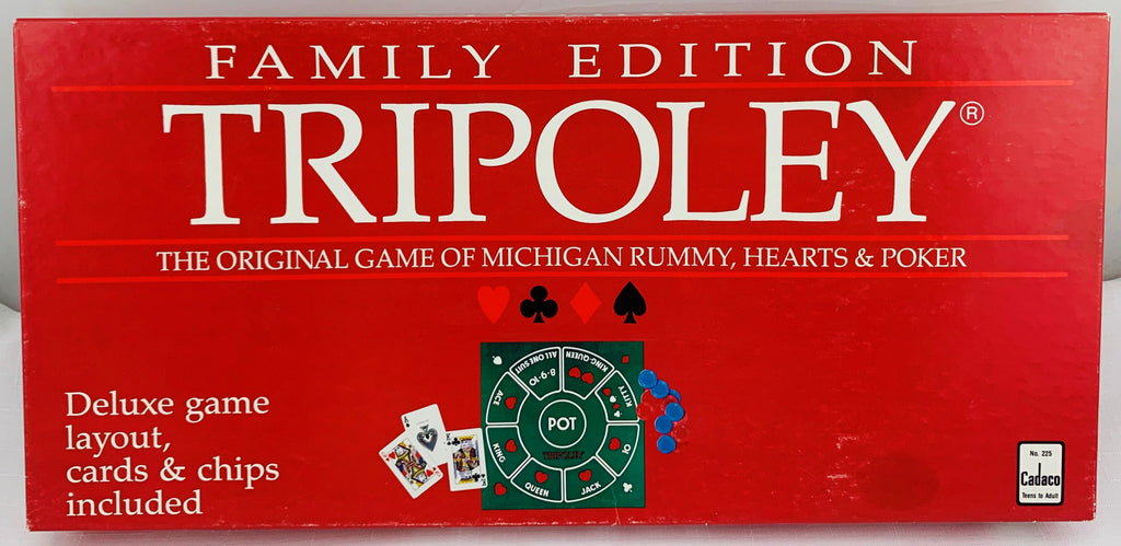 Tripoley Family Edition - 1992 - Cadaco - Great Condition