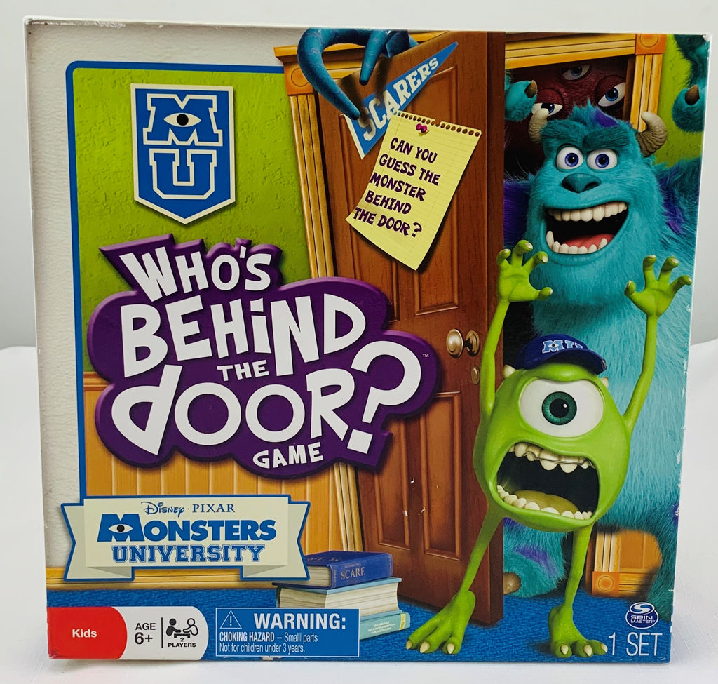 monsters inc 2013 Who's Behind The Door Game? Monsters University - 2013 - Spin Master