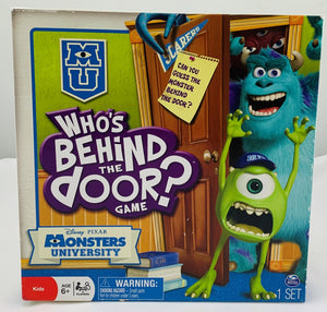 Who's Behind The Door Game? Monsters University - 2013 - Spin Master - Great Condition