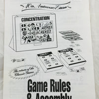Concentration Game - 2002 - Endless Games - Great Condition