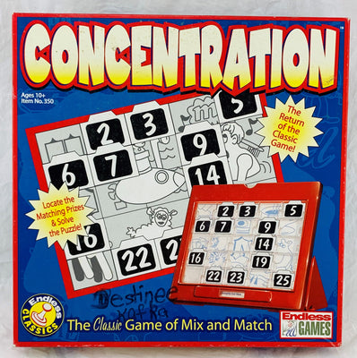 Concentration Game - 2002 - Endless Games - Great Condition