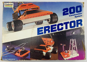 Gabriel Erector 200 Construction Set - 1981 - New Old Stock