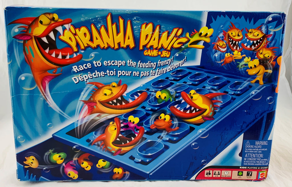 Piranha Panic Game - 2005 - Mattel - Great Condition