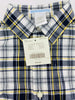 NWT New Janie and Jack 18-24 Months Blue, Yellow, and White Plaid Button Shirt