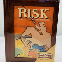 Risk Wood Bookshelf Game - 2005 - Hasbro - New