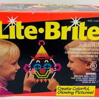 Lite Brite - 1992 - 5 Sheets - 200+ Pegs - Working - Very Good Condition