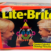 Lite Brite - 1992 - 5 Sheets - 200+ Pegs - Working - Very Good Condition